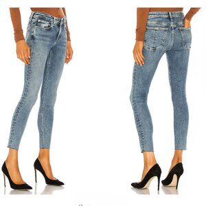 Rag & Bone Cate Mid-Rise Ankle Skinny Jeans Size 32 Morgan Wash Designer Denim